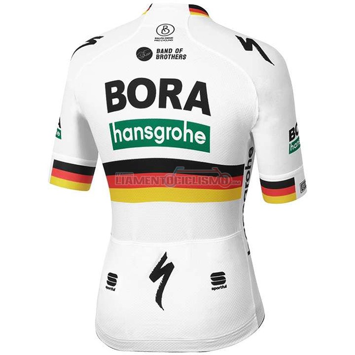 Abbigliamento Ciclismo Bora Campione Germania Manica Corta 2020